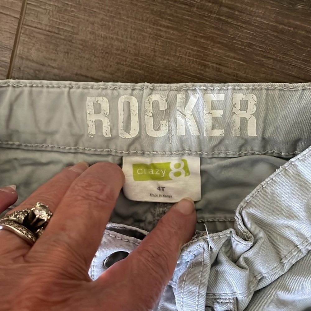 Crazy 8 grey Rocker pants 4T - Picture 3 of 5